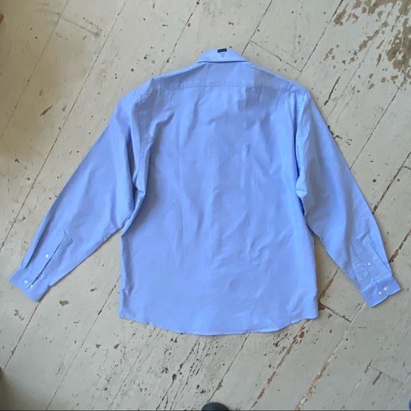 Van Heusen Solid Oxford Button Down Regular Fit Wrinkle Free Shirt - Picture 3 of 12